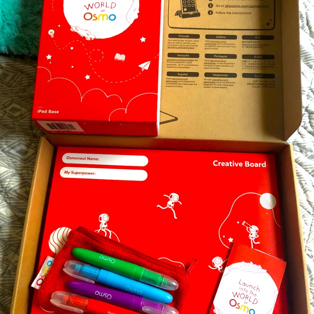 Osmo creative kit with base for iPad